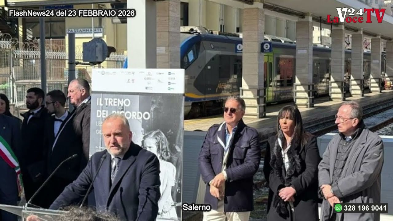 Alla stazione di Salerno ha fatto tappa il Treno del Ricordo, per non dimenticare le foibe