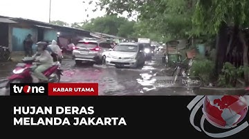 Hujan Deras Melanda Jakarta, Kawasan Tanjung Priok Terendam Banjir | Kabar Utama tvOne