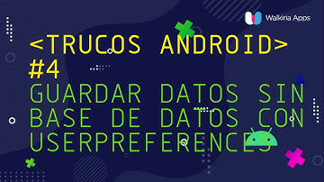 [Trucos Android Studio #4] Almacenar datos permanentes sin base de datos (SharedPreferences) [2020]