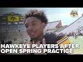 Hawkeye players talk spring football after open practice