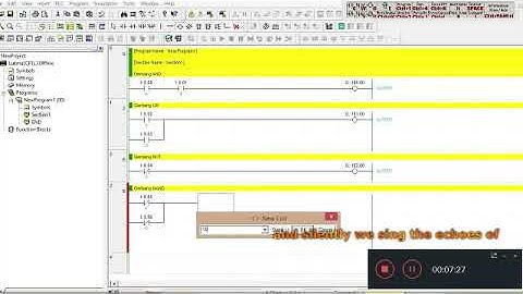 Simulasi Gerbang Logika CX Programmer AND,OR,NOT,NAND,NOR,XOR.