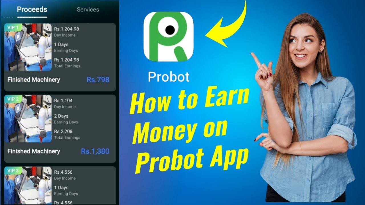 How to Earn Money on Probot App informative video by AR Tech