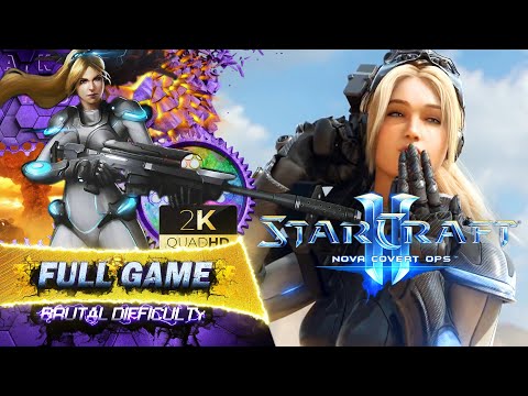 Starcraft 2 Nova Covert Ops Full Game on Brutal Difficulty  | 1440p 60fps