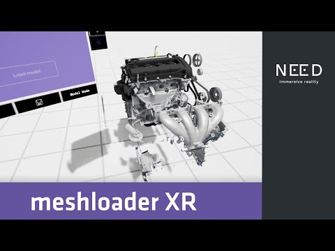 Instant 3D model loading in virtual reality | VR | meshloader XR