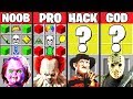 Minecraft Battle: HORROR MOVIE CRAFTING CHALLENGE - NOOB vs PRO vs HACKER vs GOD Minecraft Animation