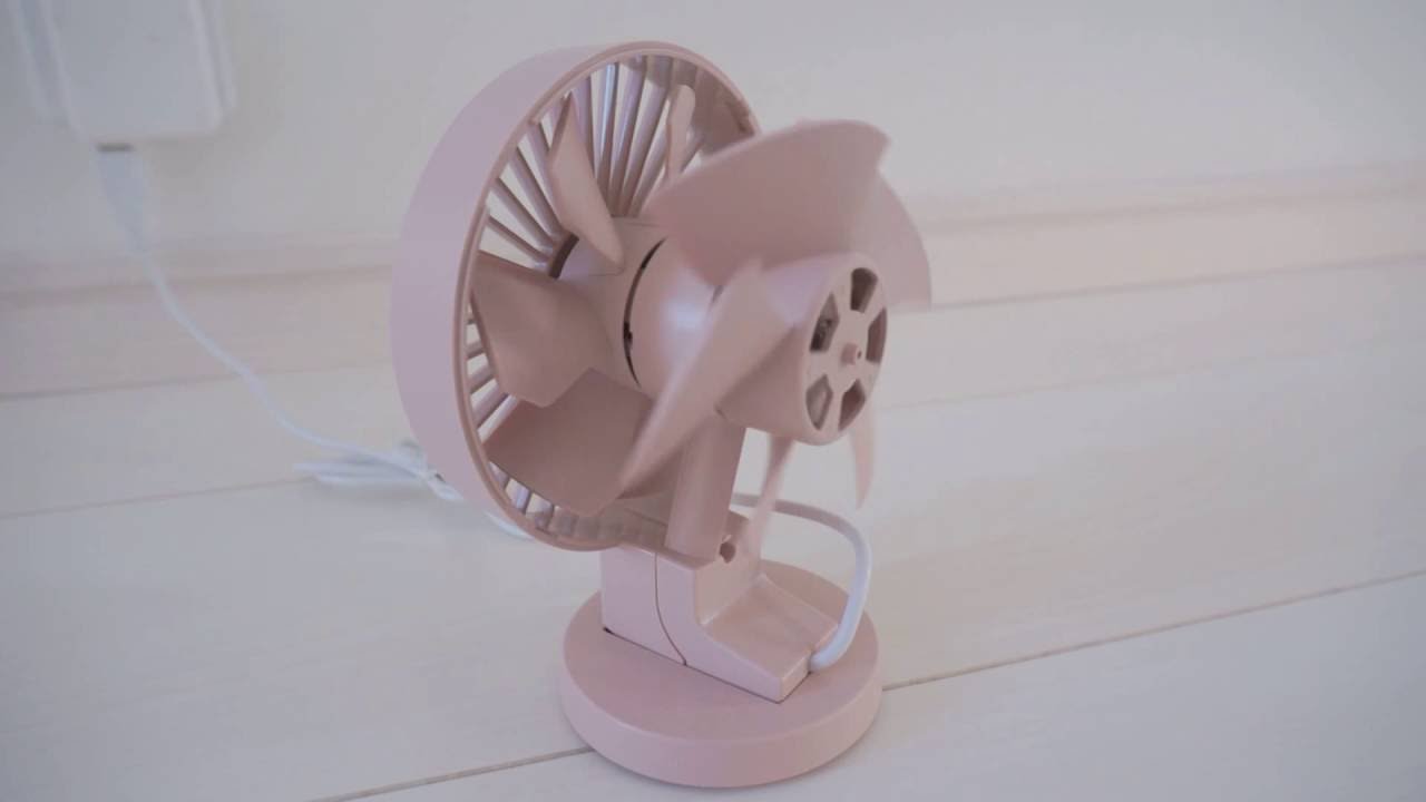 Muji Usb Desk Fan 無印良品usbデスクファン Youtube