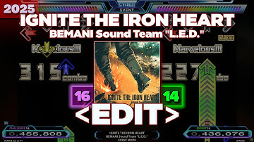「DDR EDIT」 IGNITE THE IRON HEART (Challenge 16 / Expert 14)