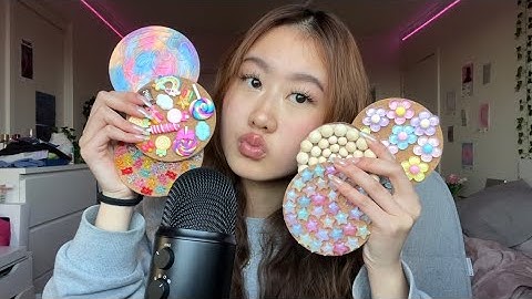 ASMR WITH TRIGGER BOARDS THAT I MADE… ⭐️🎀
