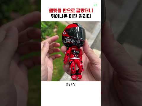 귀여운데 간지 터지는 헬멧 속 미니 라이더 후기 #쇼츠 thumbnail