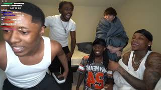 Kai Cenat, Tylil, Ray, Punga & Lil Rodney LATE NIGHT Smoke Session!