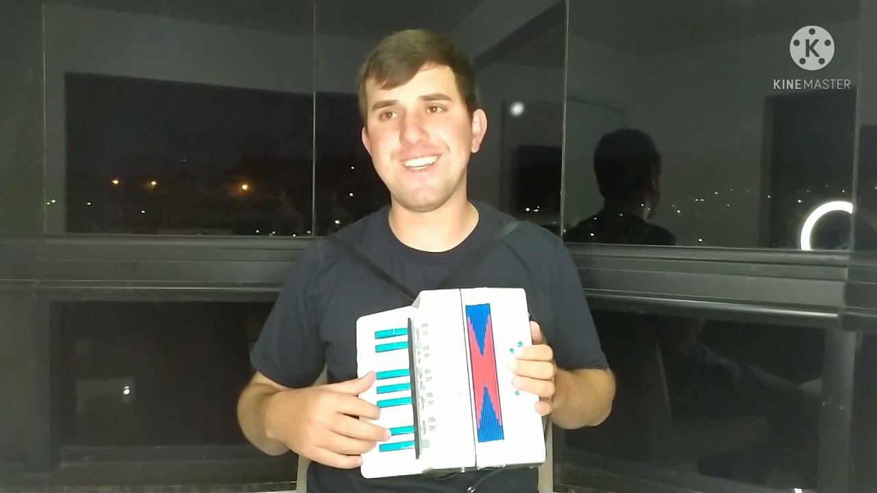 Acordeon 8 Baixos como tocar hino 15 conversão