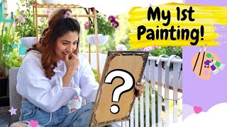 Art Vlog 💌: My First Paintings ,How it all started ✨💕