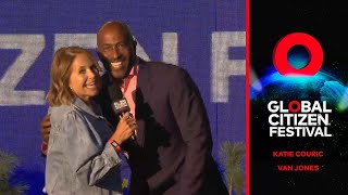 Katie Couric Introduces Mickey Guyton to the Central Park Stage | Global Citizen Festival: NYC