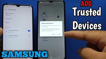 How to Set Trusted Devices on Samsung Galaxy A02 | Smart Lock