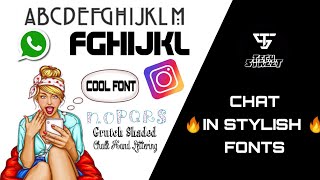 How to change font of Chats | Stylish Fonts | All social media | YouTube | Tech Street screenshot 2