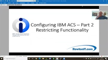 Configuring ACS Part 2 - Restricting Functionality
