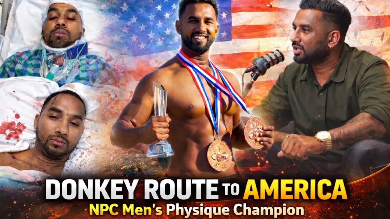 From Donkey Route to America 🇺🇸 to Engineer & State-Level Bodybuilder 💪🔥