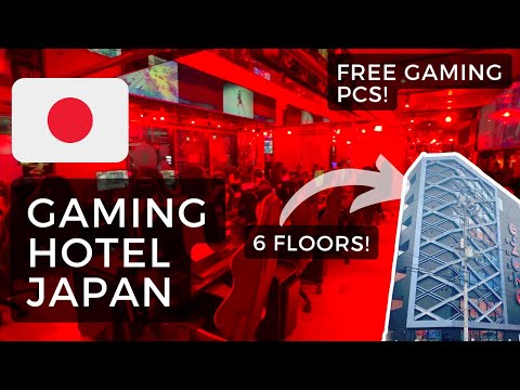 Staying at a Gaming Hotel in Japan - Free gaming PC!