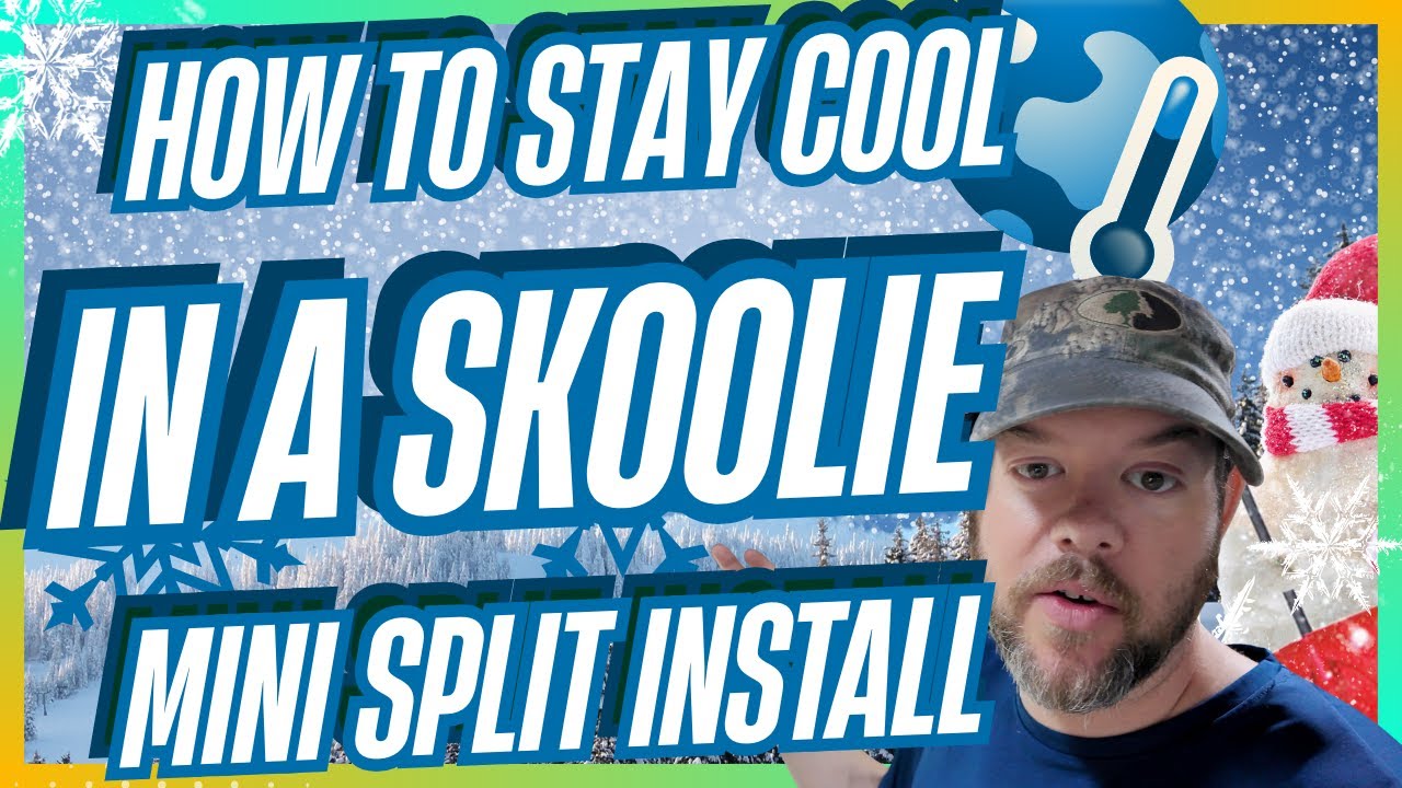 Mini Split Air Conditioner Install in a Skoolie Bus