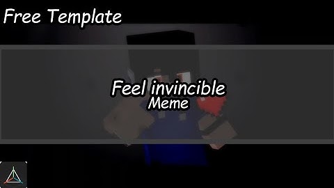 "Feel invincible meme" (Free Template) Minecraft Animation Prisma 3D + Tutorial 