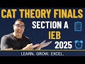 🔥IEB CAT Theory Final 2024 AND 2025 Supplementary | SECTION A Answered Step-by-Step | Mr. Hambury