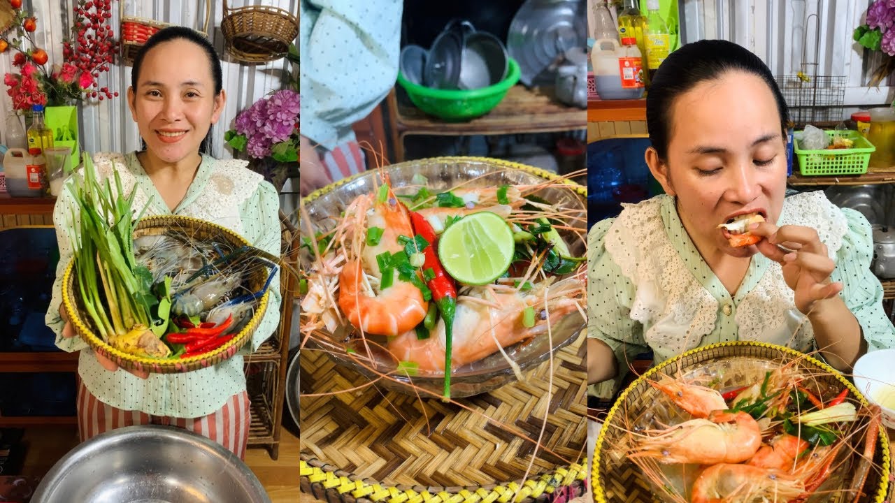 Fresh Water Shrimp Sour Soup Recipe 