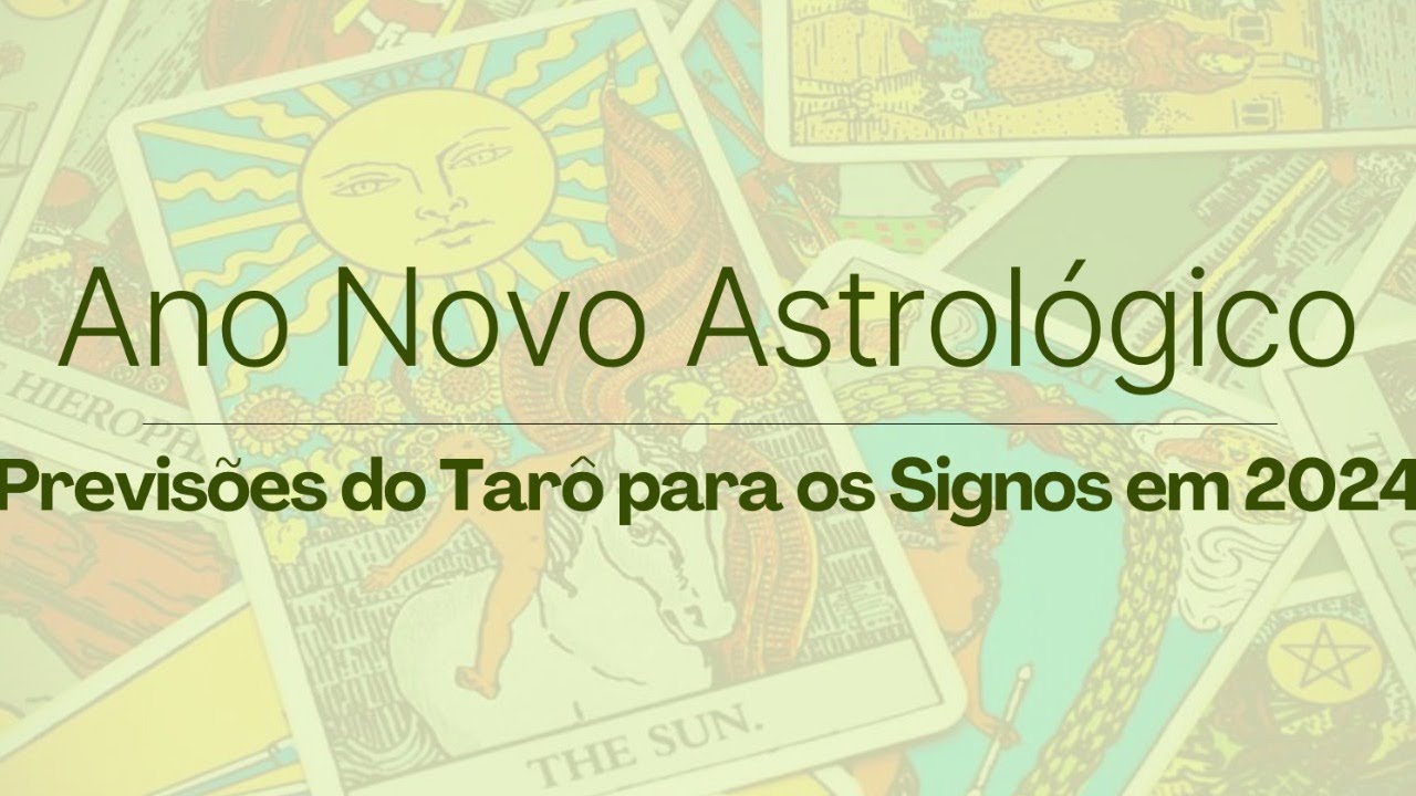 Live de Previsões do Tarô para os Signos em 2024! - YouTube