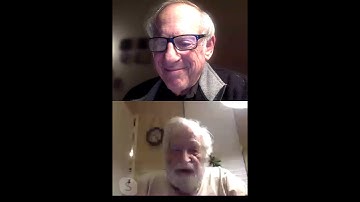 Professor Chomsky and Professor Krashen meet! Meeting of the century! Hosted by IZ education center!