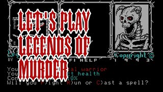 Lets Play Legends of Murder Obscure Old-School RPG