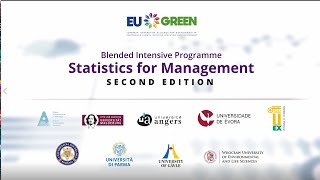 🎥 "Statistics for Management" @ University of Oradea – EU GREEN BIP 2025