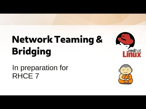 CentOS 7: Set up Network Teaming & Bridging [RHCE7]