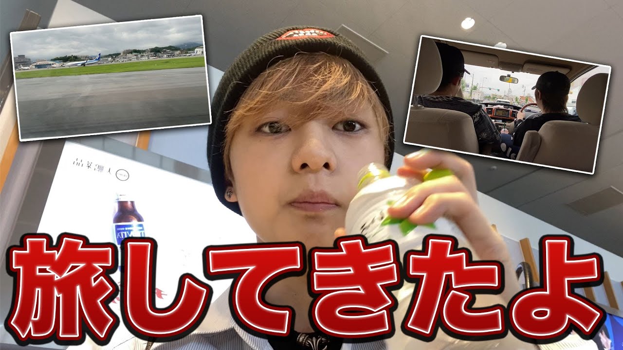 【実写】旅してきた帰り〜