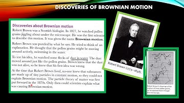 CHEMISTRY YEAR 7 BROWNIAN MOTION PART 2