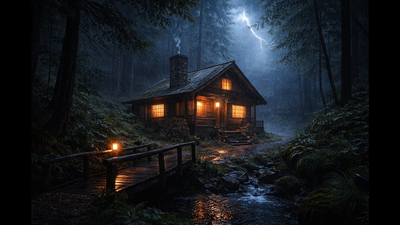 ISSO VAI MUDAR SUA NOITE PARA SEMPRE ! 4 HORAS DE SOM CHUVA