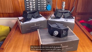 ELLEBOGEN - Yanmar 2GM20FC SD20 Engine Mounts Replacement