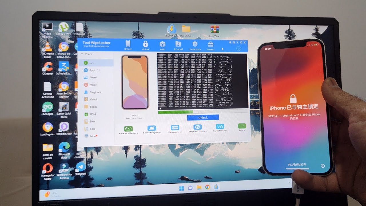 iPhone Hello Screen Bypass Unlock Tool 2024 iCloud Bypass iPhone 12 iOS ...