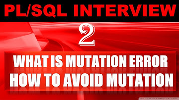 What is Mutation in oracle