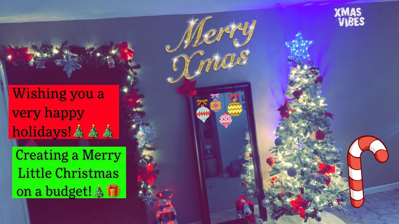 Holiday Vibes 2022 🎄T44 Prelit Frosted Christmas Tree From Walmart