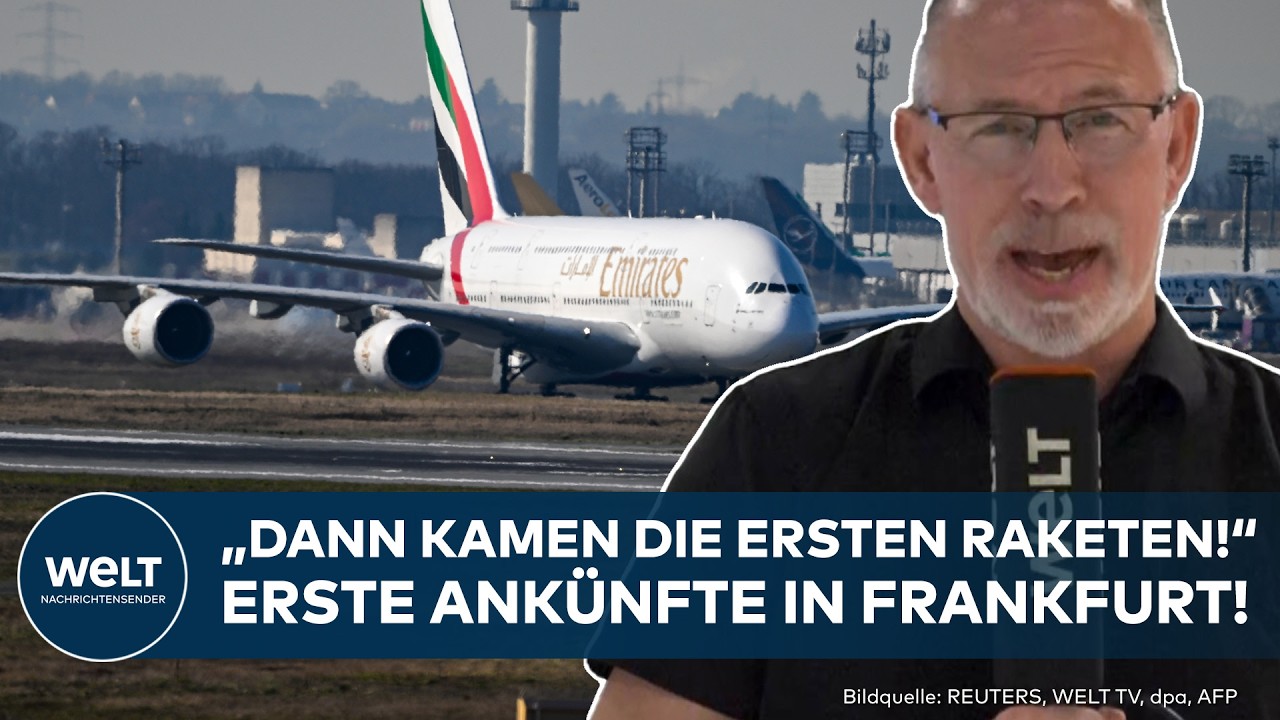 NAHOST-ESKALATION: Erster Emirates-Flug aus Dubai in Frankfurt gelandet – Tausende warten weiter