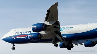 [4K] Silk Way 747-8F Barcelona-El Prat