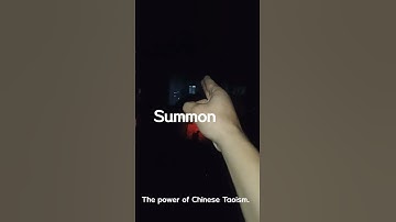 The power of Chinese Taoism summons thunder and lightning.