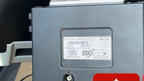 Grand i10 BSK3 Smart key module repair success #hyundai #bsk #grandi10 #smartkey Hyundai smart key