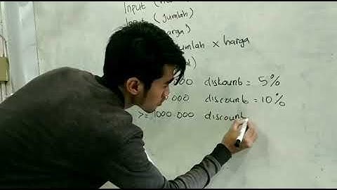 (Belajar Onlen Yukk) Belajar Algoritma-Cara Hitung Total Harga,diskon,dan Pembayaran