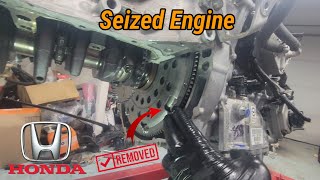 FE1 FL1 Honda Civic 2.0L Found the Problem! Seized, Oil Pan, Sway  engine, Swap Tranny 
