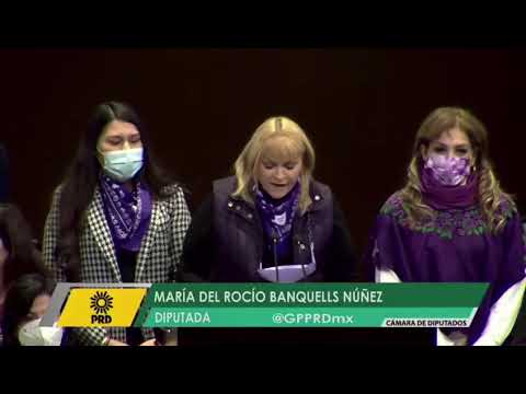 PRD lleva el himno feminista "Canción Sin Miedo" con Rocío Banquells al debate del PEF2022