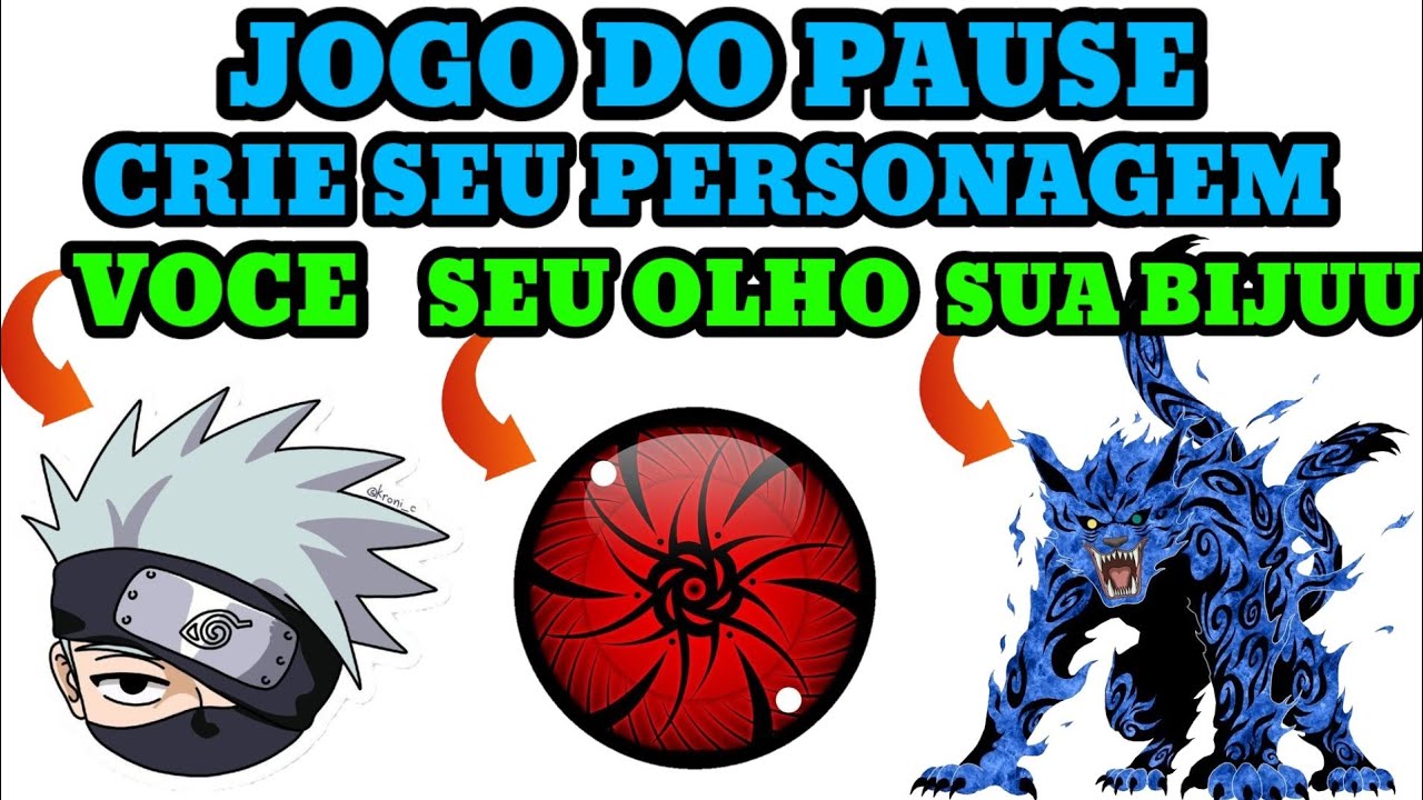 Jogo do pause do anime Naruto  qual personagem de naruto você seria ?  Naruto quiz (parte 2) 