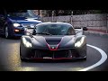 Supercars in Monaco 2024 | FERNANDO ALONSO LaFerrari, Chiron Pur Sport, Veyron, Valkyrie, Monza SP2