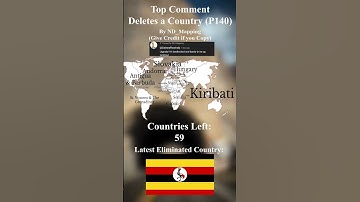 Top Comment Deletes a Country (P140) #mapping #shorts