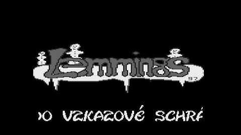 lemmings intro 2 for Atari 8-bit