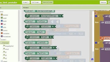 How to make Flappy Bird with app inventor - part 5 update